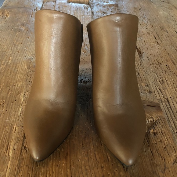 Vince Leather Wedge Slides - Picture 2 of 4